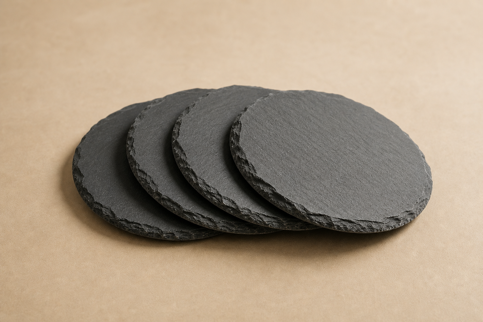 Ligne Sous-Verres Ardoise (Lot de 4) — N°15