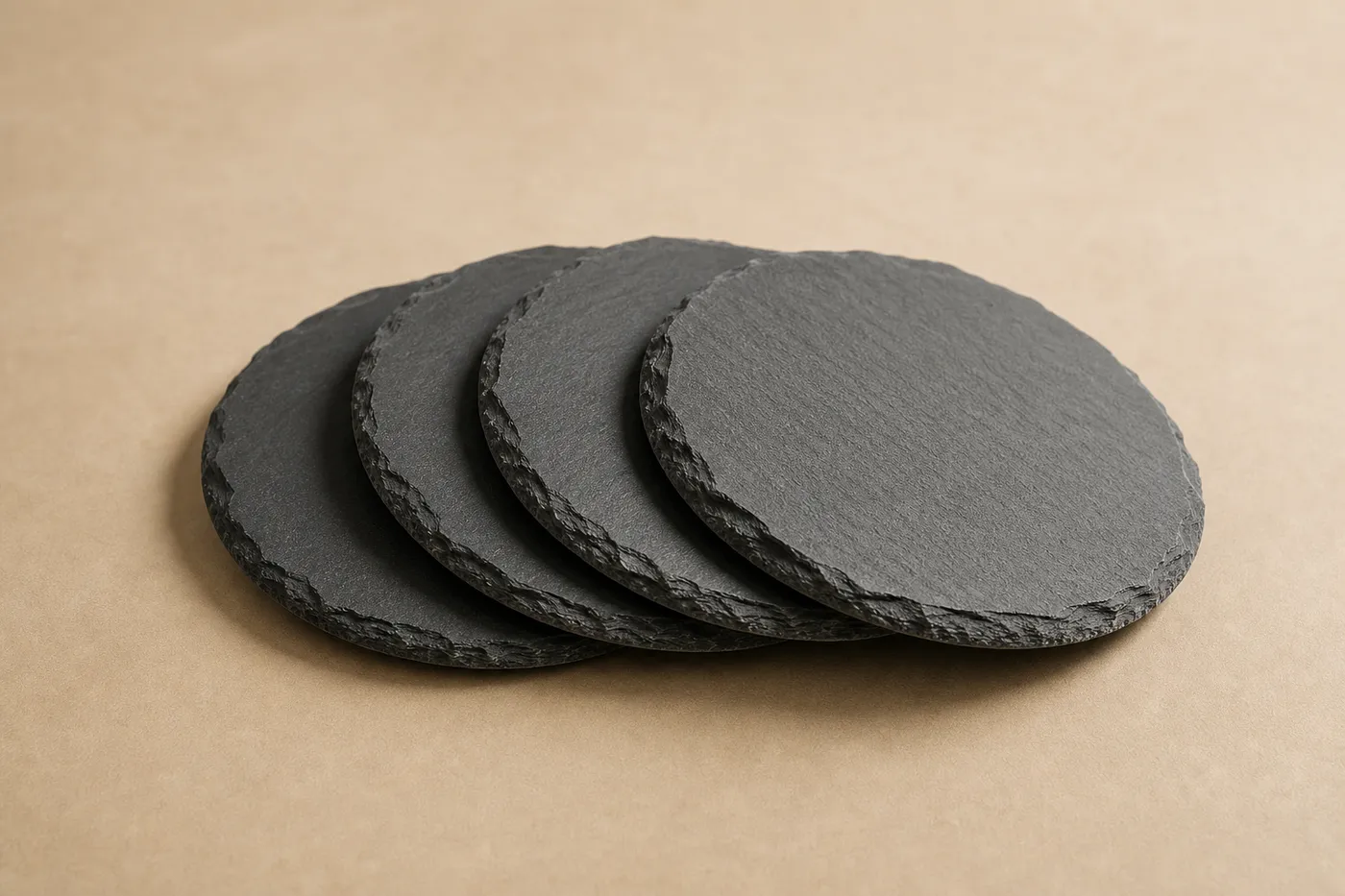 Ligne Sous-Verres Ardoise (Lot de 4) — N°15