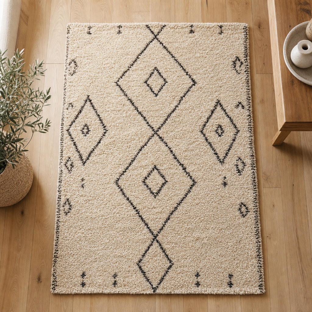 Tapis Berbère Beige 120 x 170 Atelier