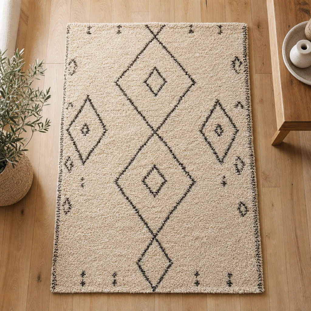 Tapis Berbère Beige 120 x 170 Atelier